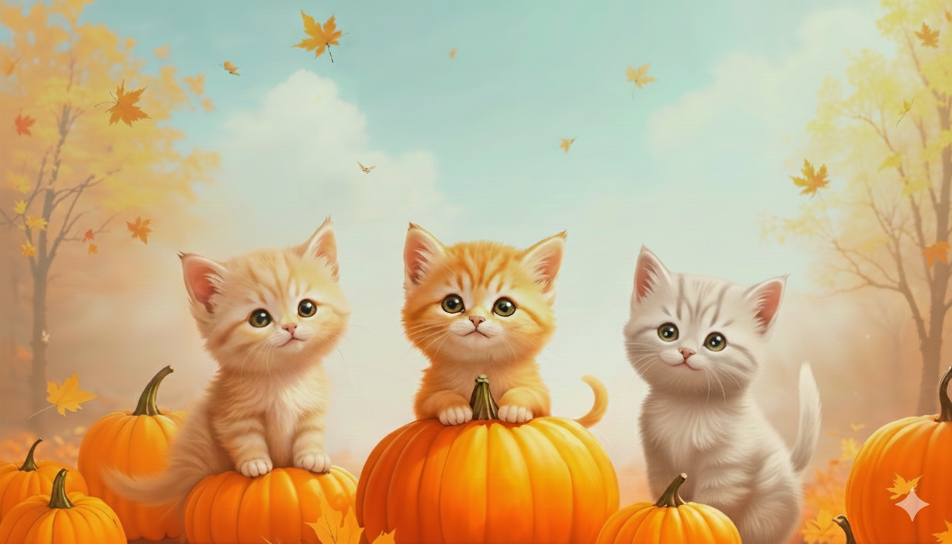 Autumn Kittens